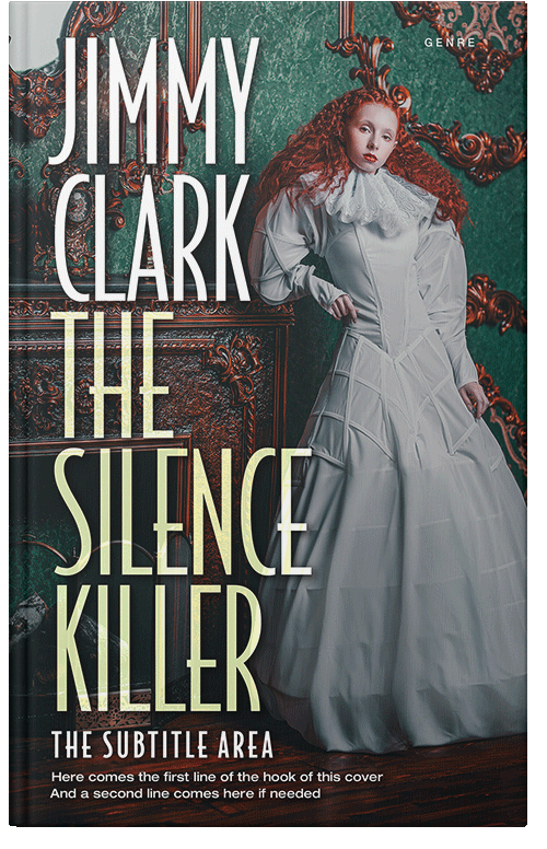 Front view of Premade Historical Book Cover - Outer Space