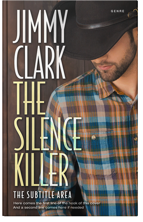 Front view of Premade Western Book Cover - Dune