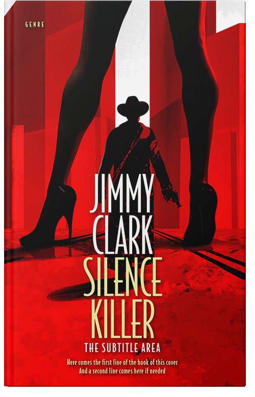 Front view of Premade Mystery & Thriller & Suspense Book Cover - Asphalt