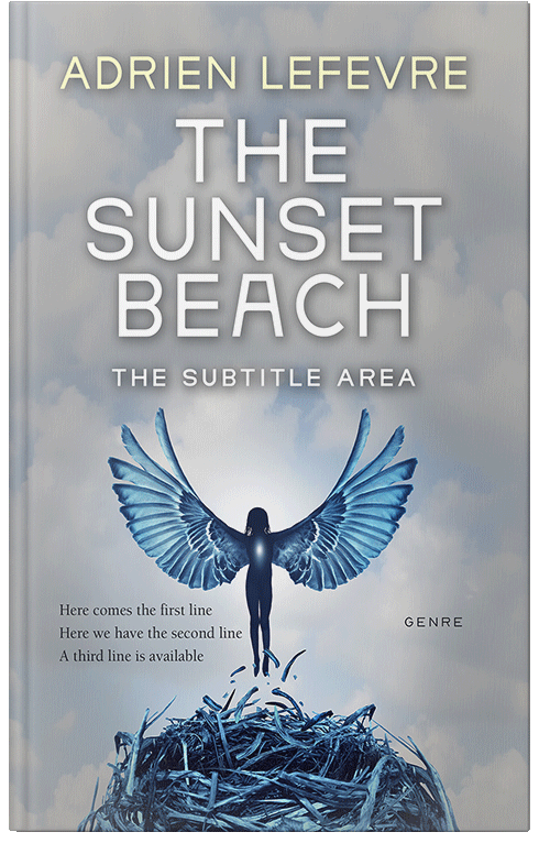 Front view of Premade Religion & Spirituality Book Cover - Bombay