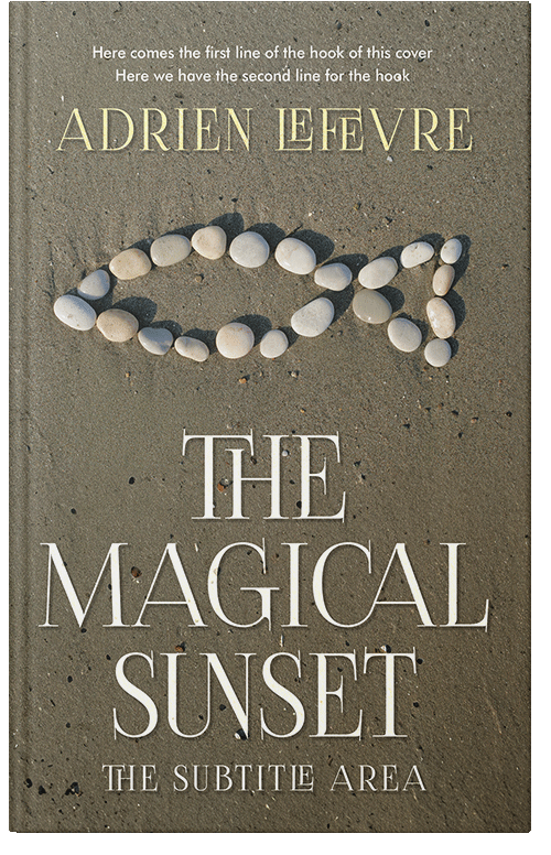 Front view of Premade Religion & Spirituality Book Cover - Crocodile