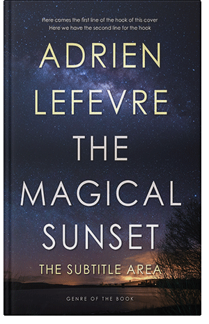 Pre Made Book Cover Ebony Clay