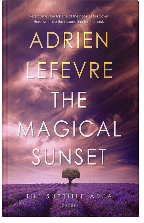 Front view of Premade Fantasy Book Cover - Finn