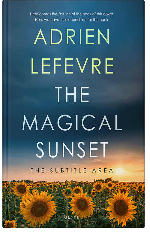 Front view of Premade Nature Book Cover - Chathams Blue