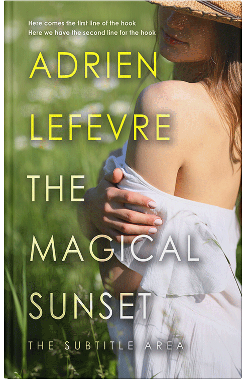 Front view of Premade Chick Lit Book Cover - Woodland