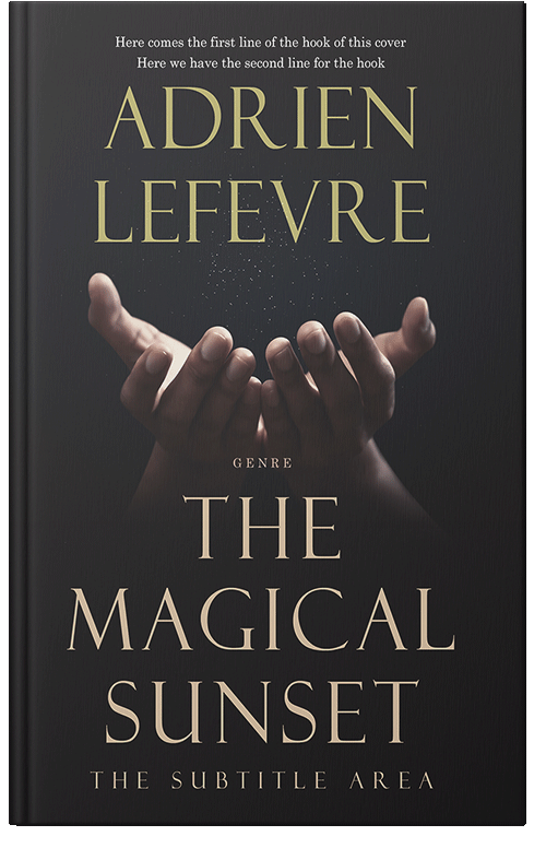 Front view of Premade Fantasy Book Cover - Thunder