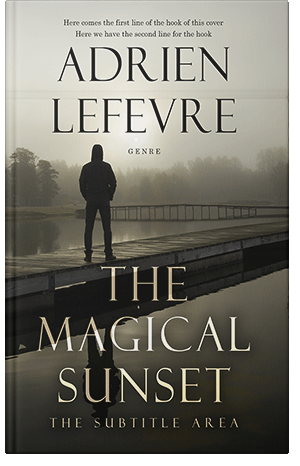 Pre Made Book Cover Moon Mist