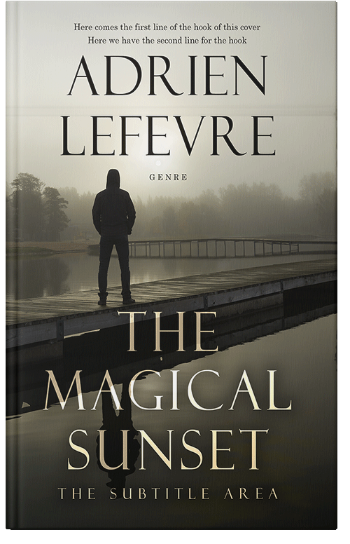 Front view of Premade Mystery & Thriller & Suspense Book Cover - Moon Mist