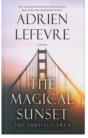 Pre Made Book Cover Soft Peach