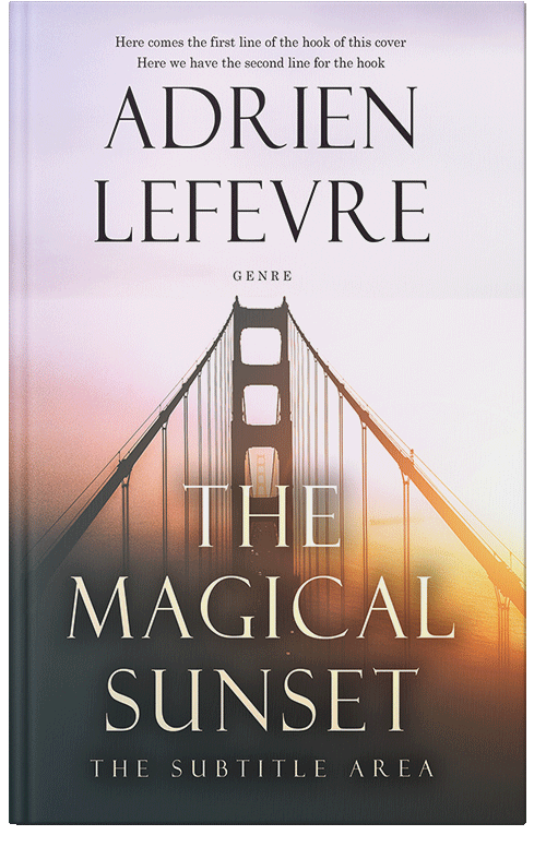 Front view of Soft Peach #30656 - Premade Mystery & Thriller & Suspense Book Cover