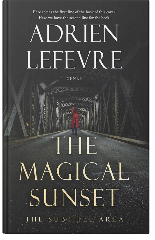 Front view of Premade Mystery & Thriller & Suspense Book Cover - Heavy Metal