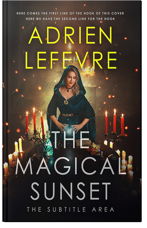 Front view of Premade Fantasy Book Cover - Oil