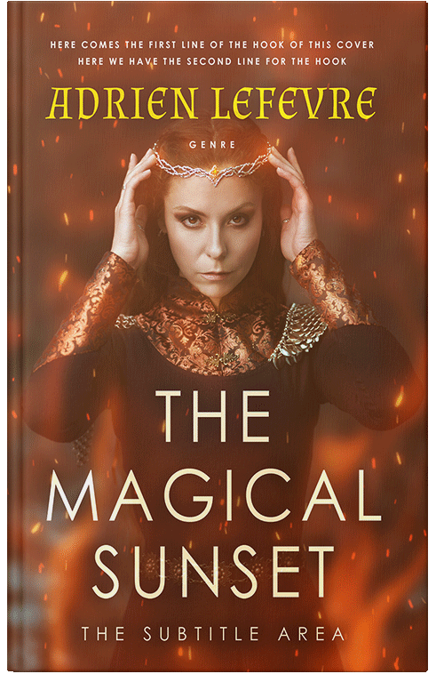 Front view of Premade Fantasy Book Cover - Peanut