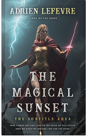 Pre Made Book Cover Outer Space