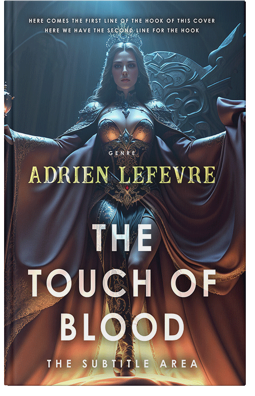 Front view of Premade Mystery & Thriller & Suspense Book Cover - Ebony Clay