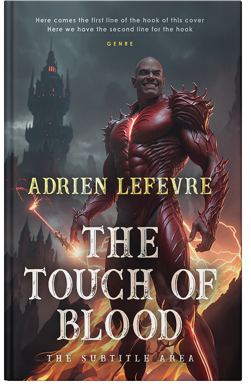 Front view of Premade Fantasy Book Cover - Thunder