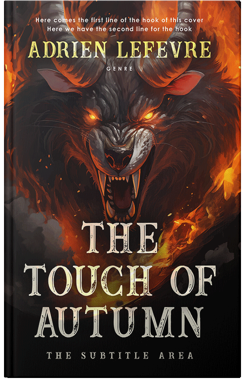 Front view of Premade Fantasy Book Cover - Night Rider