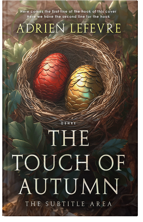 Front view of Premade Fantasy Book Cover - Oil