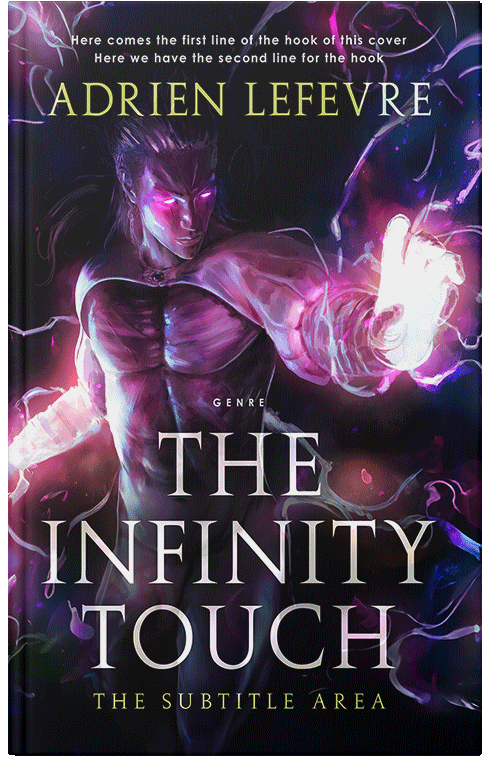 Front view of Premade Literary Fiction Book Cover - Lilac