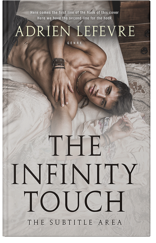 Front view of Premade Erotica Book Cover - Swirl