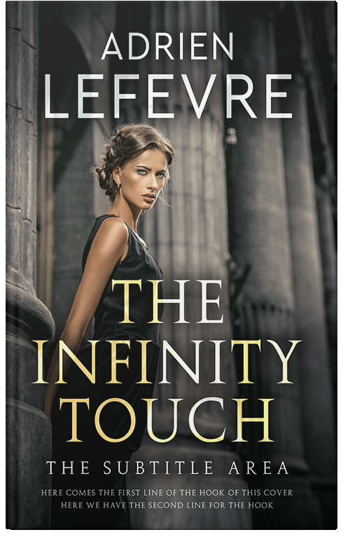 Front view of Premade Royal Romance Book Cover - Heavy Metal