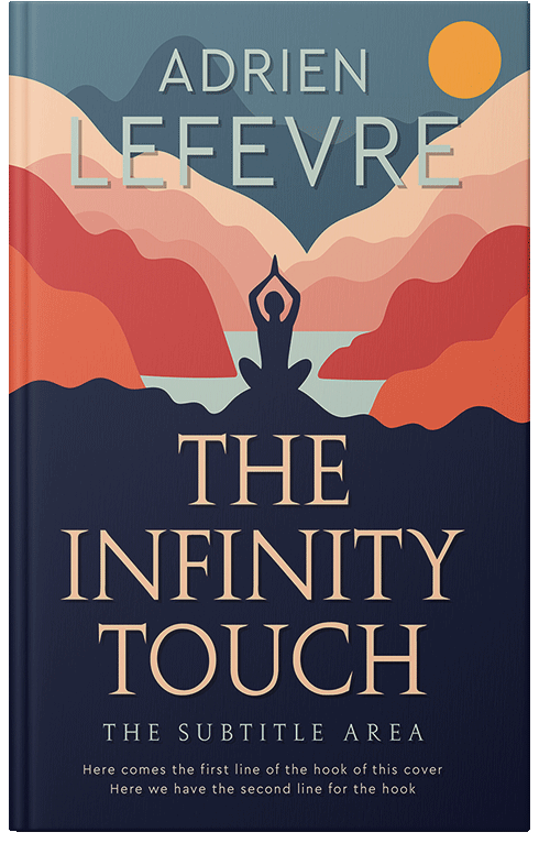 Front view of Premade Health & Mind & Body Book Cover - Cloud Burst