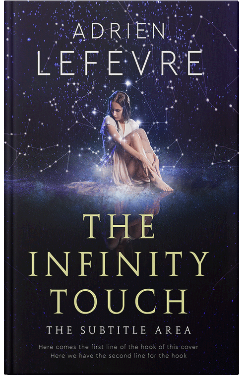 Front view of Premade Teen & Young Adult Book Cover - Ebony