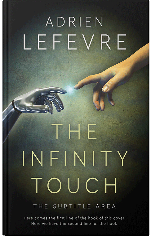 Front view of Premade Science Fiction Book Cover - Heavy Metal