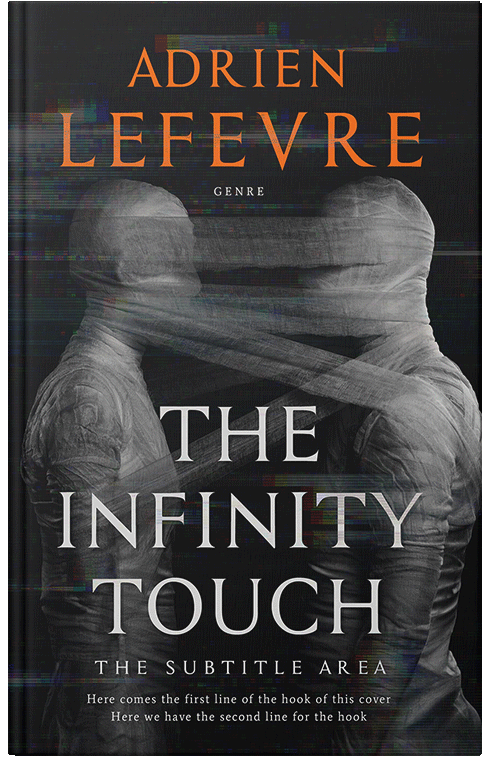 Front view of Premade Horror Book Cover - Shark