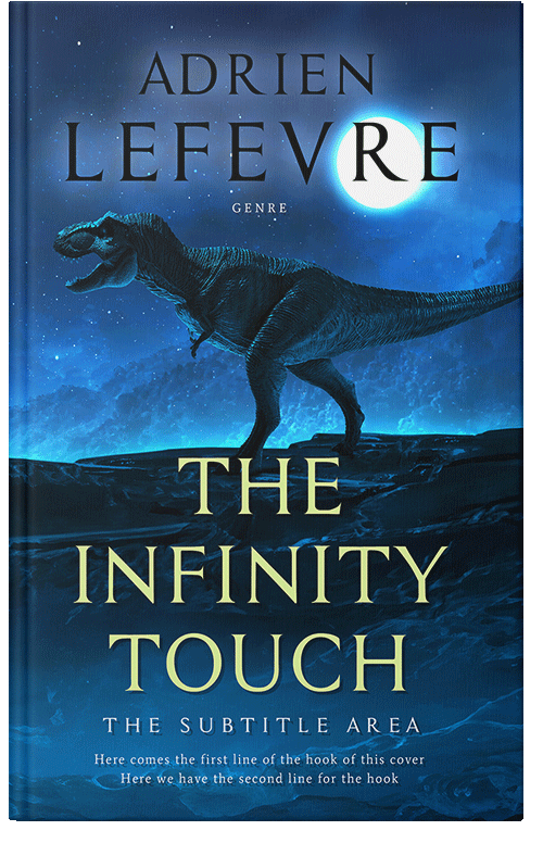 Front view of Premade Science Fiction Book Cover - Chathams Blue