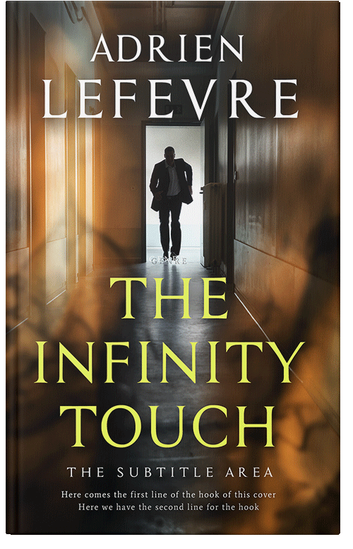 Front view of Premade Mystery & Thriller & Suspense Book Cover - Black Marlin