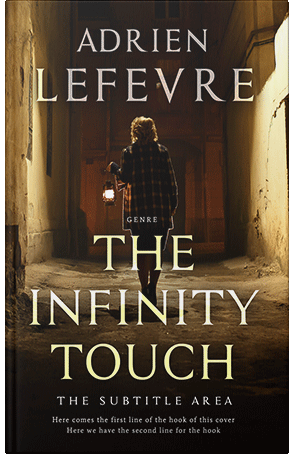 Pre Made Book Cover Cannon Black