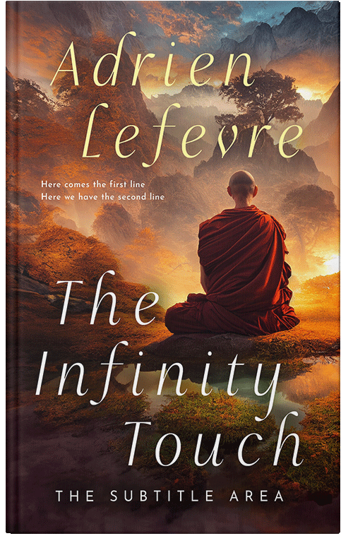 Front view of Premade Religion & Spirituality Book Cover - Cocoa Bean