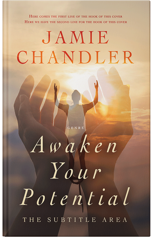 Front view of Premade Religion & Spirituality Book Cover - Tan