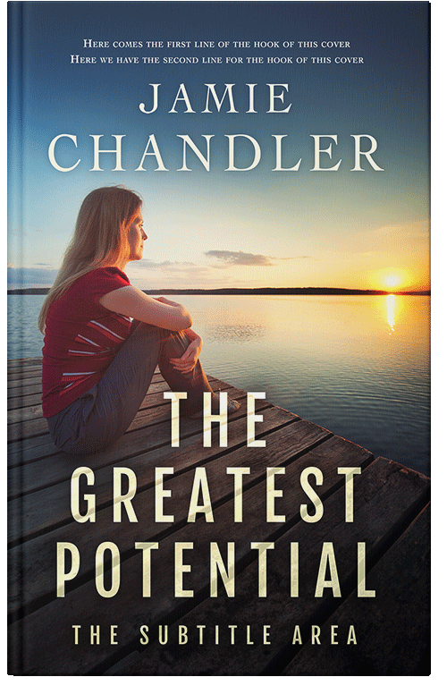 Front view of Premade Self-Improvement & Self-Help Book Cover - Grain Brown