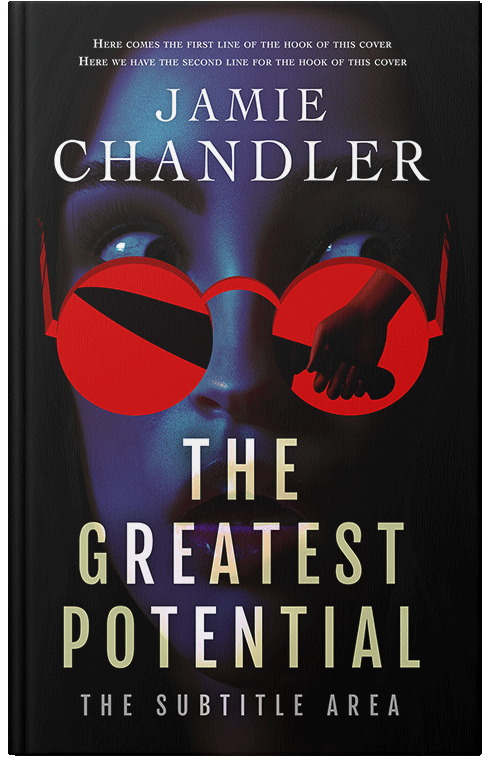 Front view of Premade Mystery & Thriller & Suspense Book Cover - Chestnut Rose