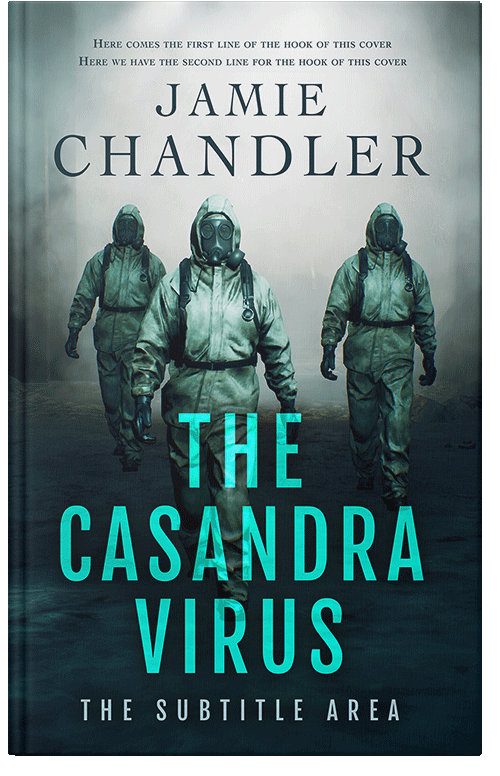 Front view of Premade Apocalyptica Book Cover - Timber Green