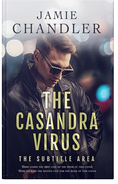 Front view of Premade Mystery & Thriller & Suspense Book Cover - Moon Mist