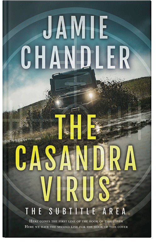 Front view of Premade Action & Adventure Book Cover - Cape Cod