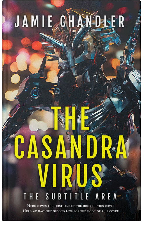 Front view of Premade Science Fiction Book Cover - Equator