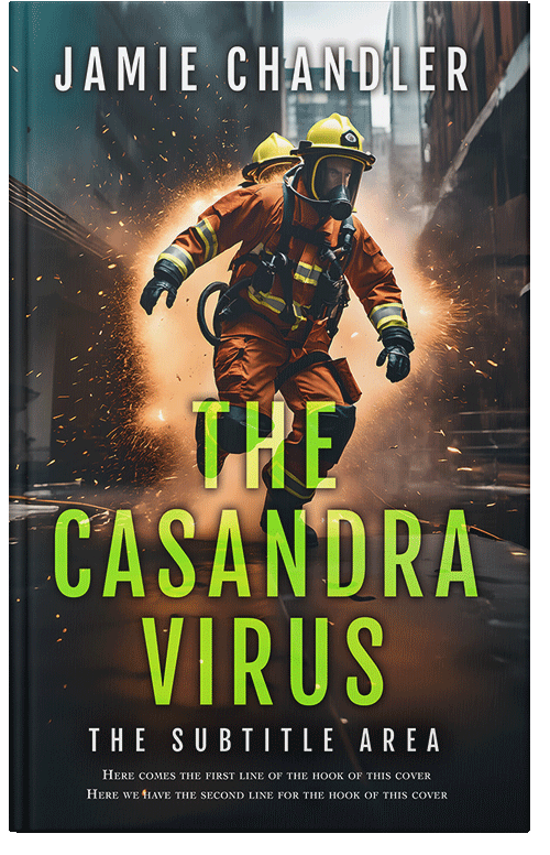 Front view of Premade Mystery & Thriller & Suspense Book Cover - Tacha