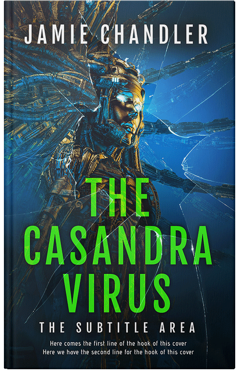 Front view of Premade Apocalyptica Book Cover - Big Stone