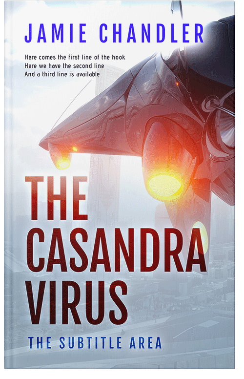 Front view of Premade Apocalyptica Book Cover - Ghost