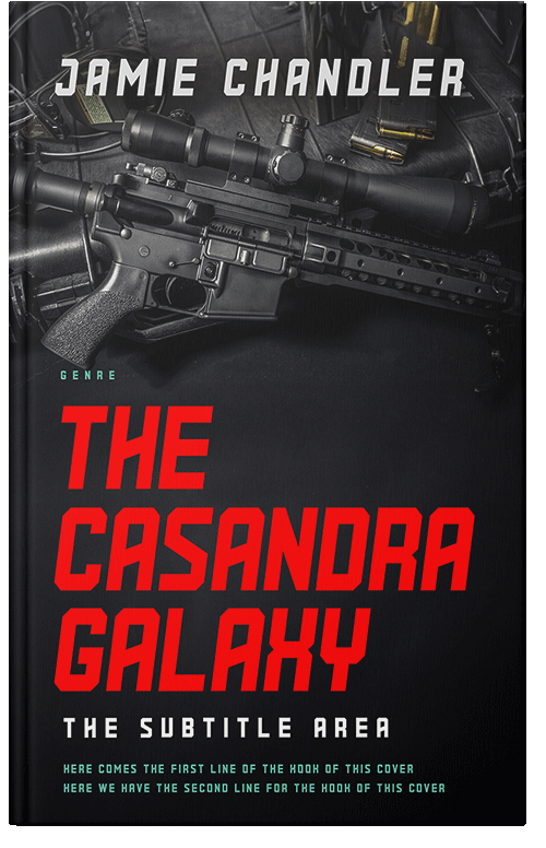 Front view of Premade Mystery & Thriller & Suspense Book Cover - Woodsmoke