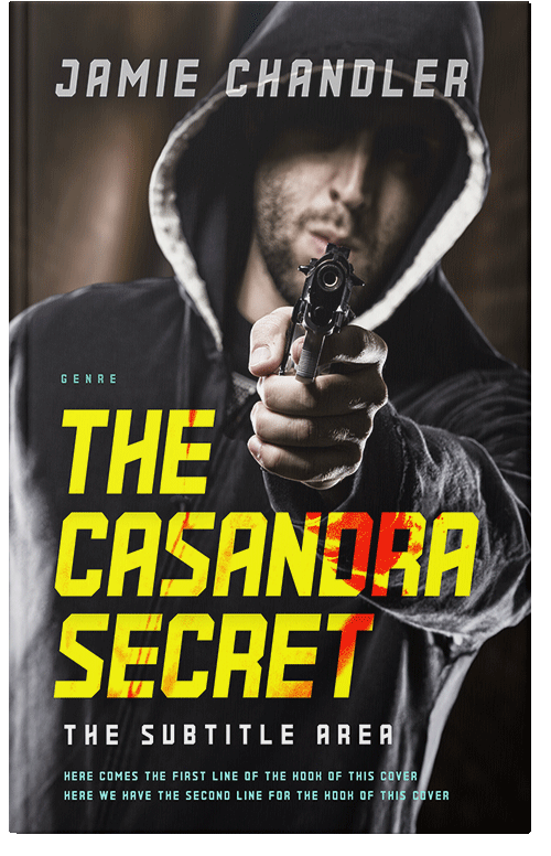 Front view of Premade Mystery & Thriller & Suspense Book Cover - Wattle