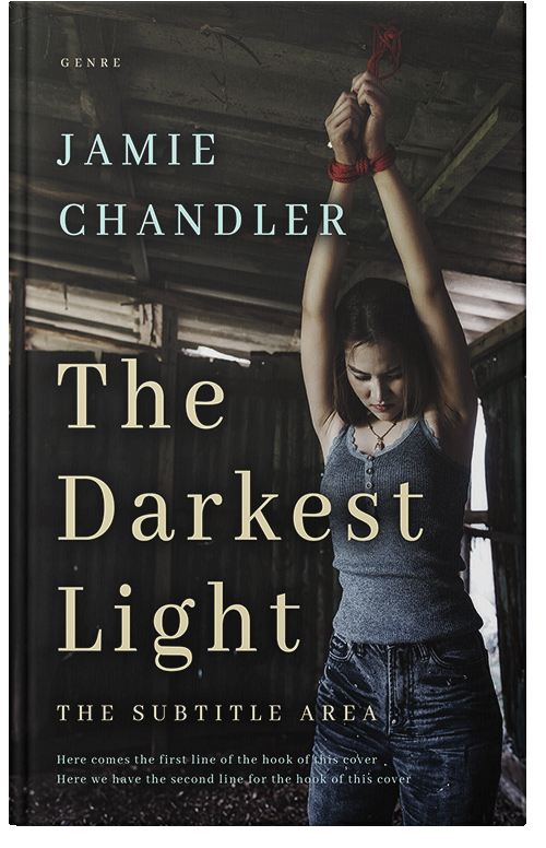 Front view of Premade Mystery & Thriller & Suspense Book Cover - Log Cabin