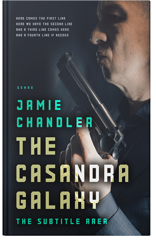 Front view of Premade Mystery & Thriller & Suspense Book Cover - Mirage