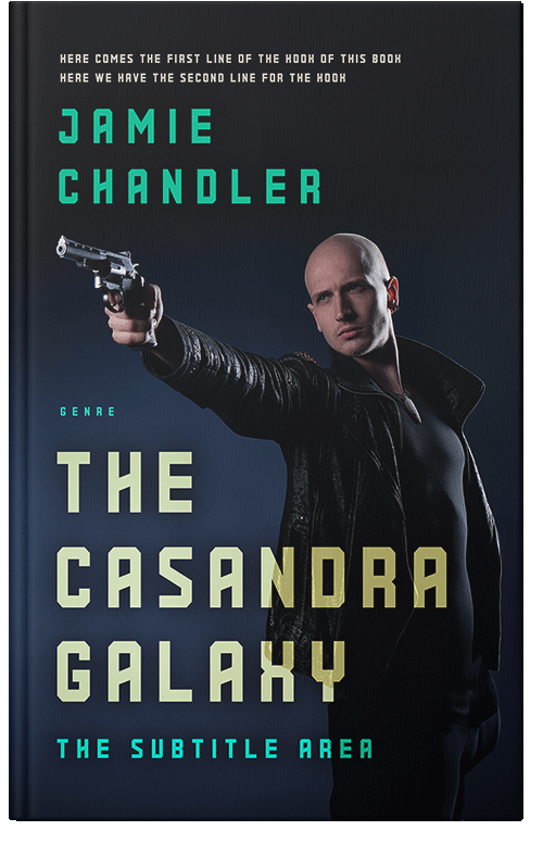 Front view of Premade Mystery & Thriller & Suspense Book Cover - Ebony