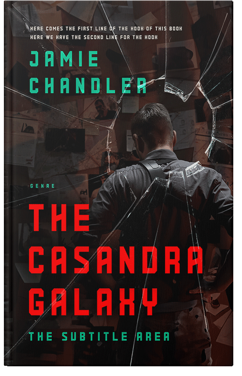 Front view of Premade Mystery & Thriller & Suspense Book Cover - Night Rider