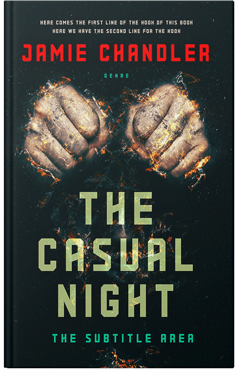 Front view of Premade Action & Adventure Book Cover - Aztec